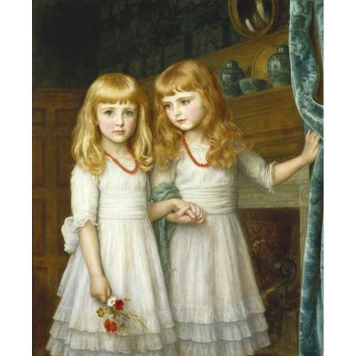 Arthur Hughes – Marjory and Lettice